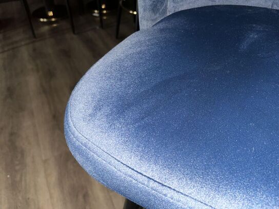 2. Stk Høj cafe borde, 3. Stk. Høj cafe stole i stof, Sofa modul i stof