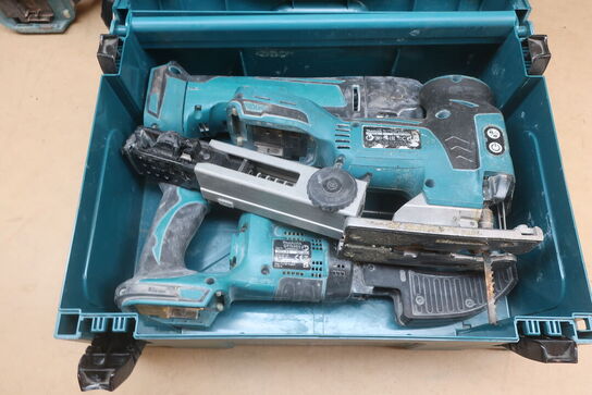Dyksav, multiværktøj, sømpistol mv.  MAKITA  Model: DFR550, DJV181, DTM51