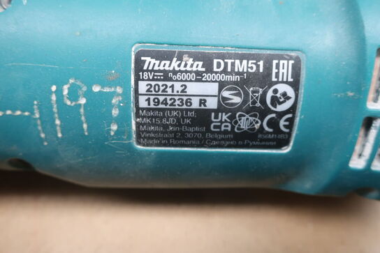 Borehammer, boremaskine mv.  MAKITA  Model: DHp 484,  DHR 202, DGA 506, DTM 51, DJV 181, DC18RC