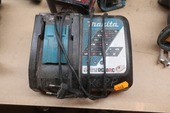 Borehammer, boremaskine mv.  MAKITA  Model: DHp 484,  DHR 202, DGA 506, DTM 51, DJV 181, DC18RC