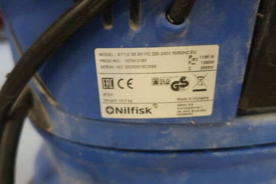 Industristøvsuger NILFISK Model: ATTIX 33-2H PC