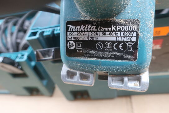 Høvl/ Overfræser MAKITA  Model: KP0800 / RP0900