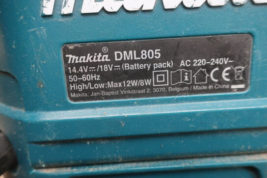 Vinkelsliber, boremaskine mv.  MAKITA  Model: DGA 506, DJR 187, DTM 51, DHP 481, DML 805, DC18RC