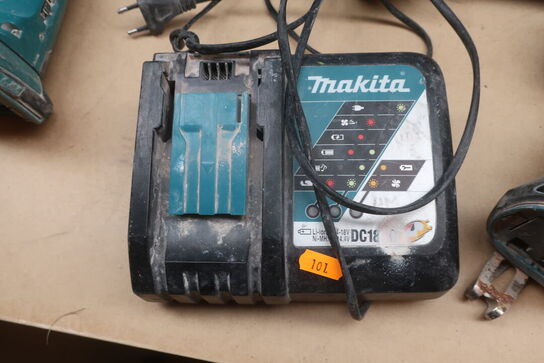 Vinkelsliber, boremaskine mv.  MAKITA  Model: DGA 506, DHP 484, DHR202, DTM51, DC18RC