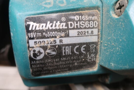 Stiksav, boremaskine mv.  MAKITA  Model: DFR 550, DJR 187, DML 805, DHR 202, DHS 680, DC18RC