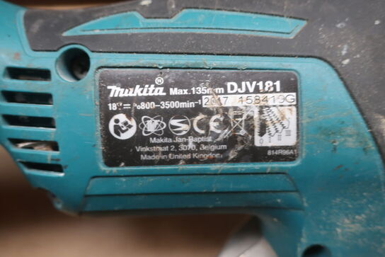 Stiksav, Bajonetsav, sømpistol mv.  MAKITA  Model: DFR550,  DJR 187, DOG 180, DJV 181, DC18RC