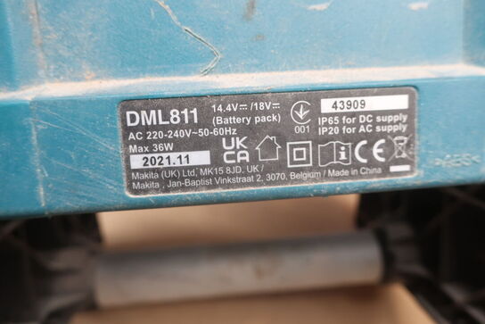 Rundsav, støvsuger  mv.  MAKITA  Model: DVC 750L, DJR 187, DC18RA, DCG 180, DHS 660