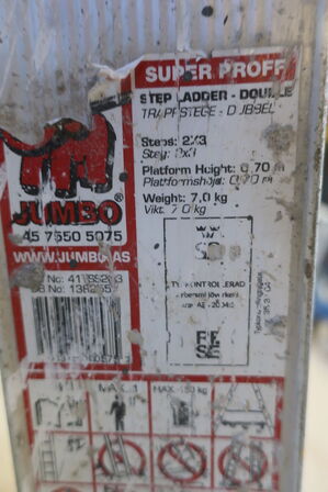 2. stk trappestiger JUMBO Model: Superproff