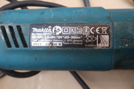  Dyksav, vinkelsliber, multiværktøj mv.  MAKITA  Model: GA503R, 2596 R, JN1601