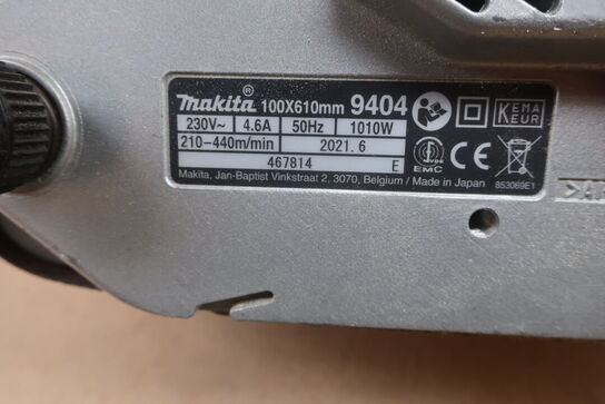 Boremaskine, arbejdslampe, sliber mv.  MAKITA  Model: DML 805, HG 5012, 9404