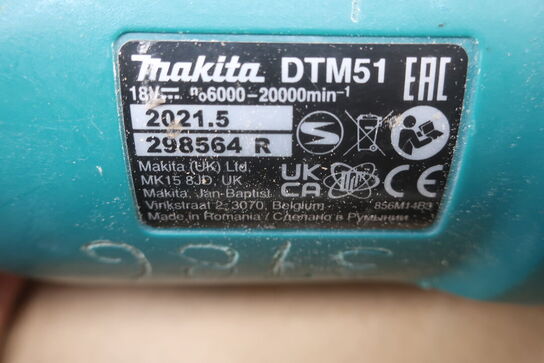 Dyksav, multiværktøj, sømpistol mv.  MAKITA  Model: DFR550, DJV181, DTM51
