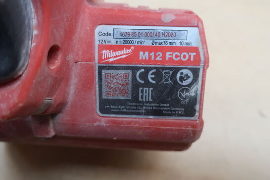 Multiskæreværktøj MILWAUKEE Model: M 12 FCOT