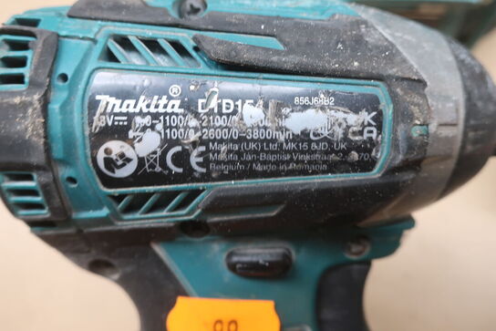 Boremaskine, sliber mv.  MAKITA  Model: DGA 506, DTD154, DJR 187, DTM 51, DC18RC