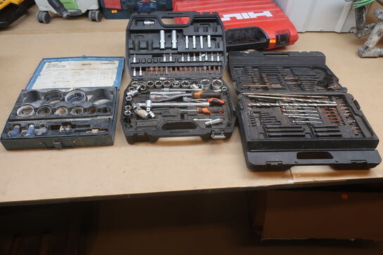 Topnøglesæt og borsæt