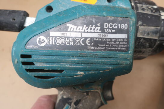 Rundsav, Borehammer mv.  MAKITA  Model: DCG 180, DHR 202, DC18RC