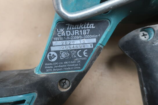 Stiksav, boremaskine mv.  MAKITA  Model: DFR 550, DJR 187, DML 805, DHR 202, DHS 680, DC18RC