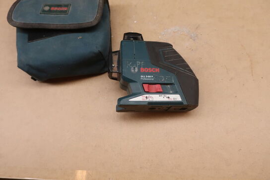 Laseropmåler, Elhøvl mv.  BOSCH Model: GHO 16-82, GLL 3-80 P