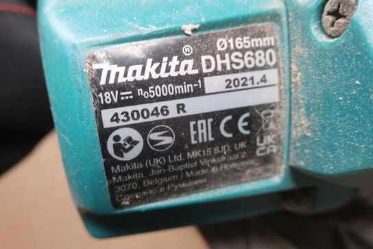 Rundsav, støvsuger  mv.  MAKITA  Model: DVC 750L, DHS 680, DCG 180, DML 805