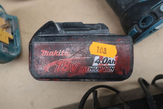 Borehammer, boremaskine mv.  MAKITA  Model: DHp 484,  DHR 202, DGA 506, DTM 51, DJV 181, DC18RC