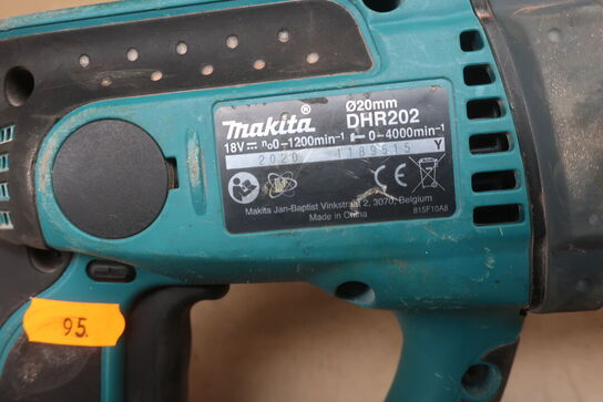 Rundsav, Borehammer mv.  MAKITA  Model: DCG 180, DHR 202, DC18RC