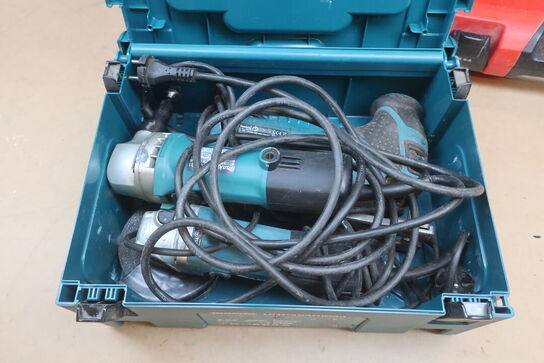  Dyksav, vinkelsliber, multiværktøj mv.  MAKITA  Model: GA503R, 2596 R, JN1601