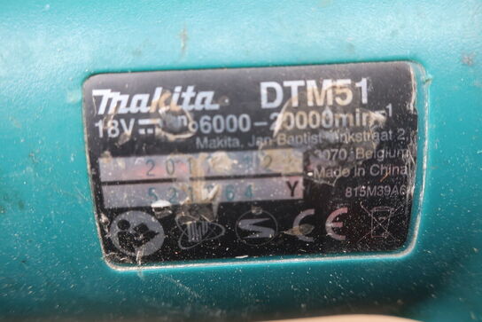 Bajonetsav, multicutter mv.  MAKITA  Model: DTM 51, DFN 350, DJR 187, DJV 181, DC18RC