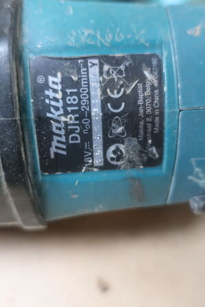 Rundsav, Støvsuger mv.  MAKITA  Model: DCG 180, DML 811, DHS 680, DJR 181