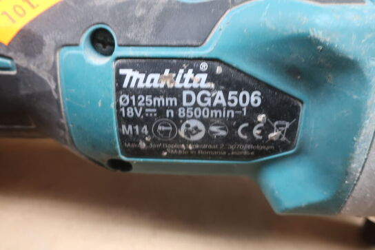 Vinkelsliber, boremaskine mv.  MAKITA  Model: DGA 506, DHP 484, DHR202, DTM51, DC18RC