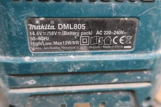 Rundsav, støvsuger  mv.  MAKITA  Model: DVC 750L, DHS 680, DCG 180, DML 805