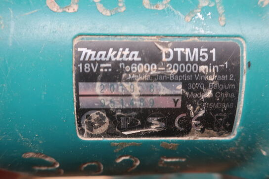 Vinkelsliber, boremaskine mv.  MAKITA  Model: DGA 506, DJR 187, DTM 51, DHP 481, DML 805, DC18RC