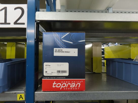 4 fag med hjulbolte og reservedele