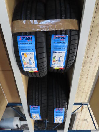 4 stk. vinderdæk 195/55R16 87H