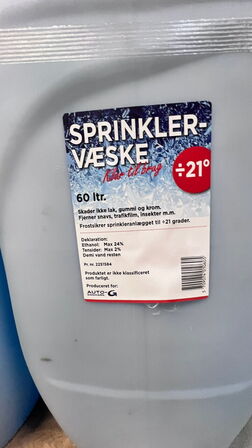 60L sprinklervæske
