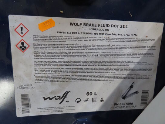 60 l. Bremsevæske