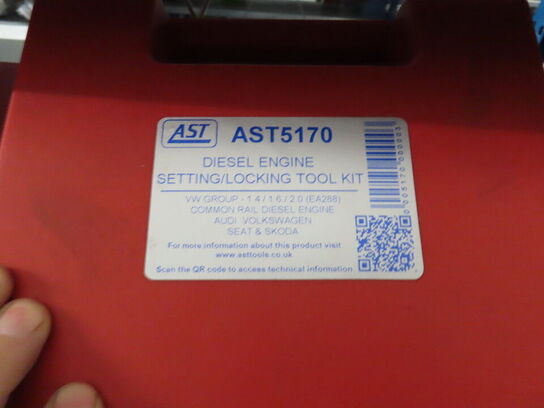 Værktøjssæt til indstilling/låsning af dieselmotor, AST5170