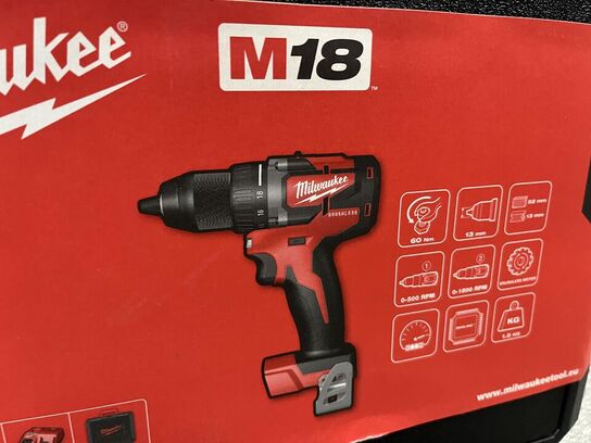 Milwaukee M18, m. batterie