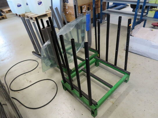 3 stk. rudestativer med ruder