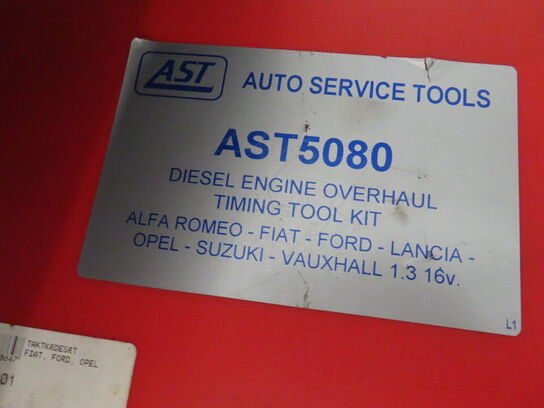 Værktøjssæt til indstilling/låsning af dieselmotor, AST5080 