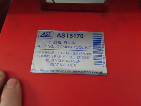 Værktøjssæt til indstilling/låsning af dieselmotor, AST5170