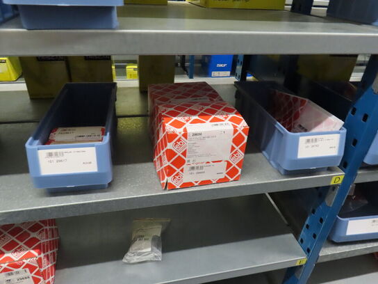 4 fag med hjulbolte og reservedele