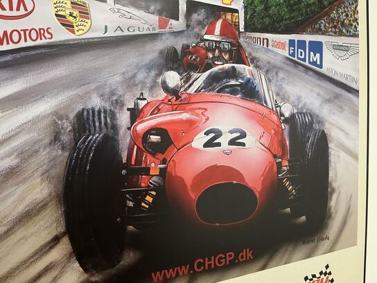 4. Stk. Plakater m. Bil motiv