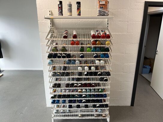 Diverse Autolak mange farver