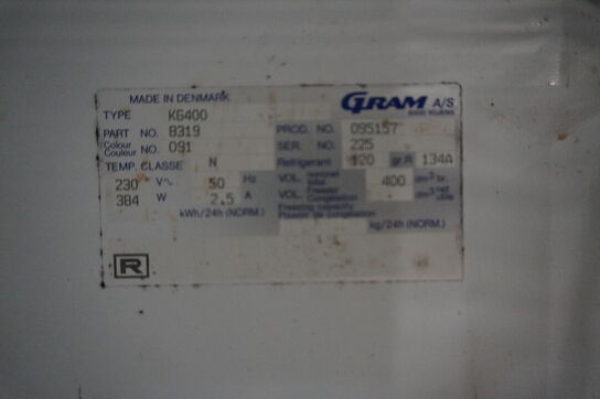 Displaykøleskab GRAM K6400
