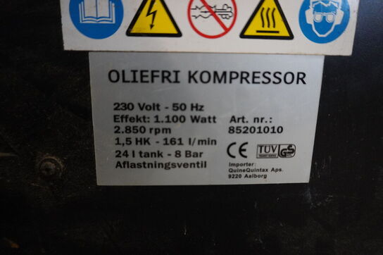 Oliefri kompressor AIR PLUS