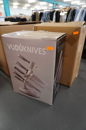 2 stk. Knivsæt med holder VUVUKNIVES