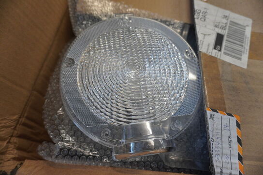 Palle med lygteglas til advarselslamper