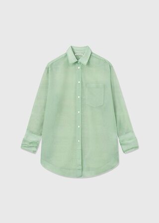 Beth Crinkled Shirt WOOD WOOD Str.: 34