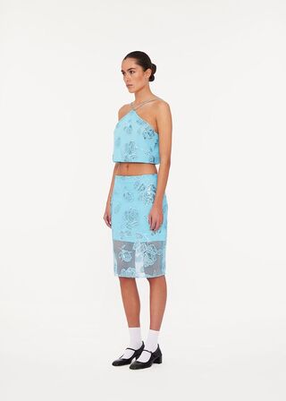 Beaded Pencil Skirt ROTATE BY BIRGER CHRISTENSEN Str.: 38