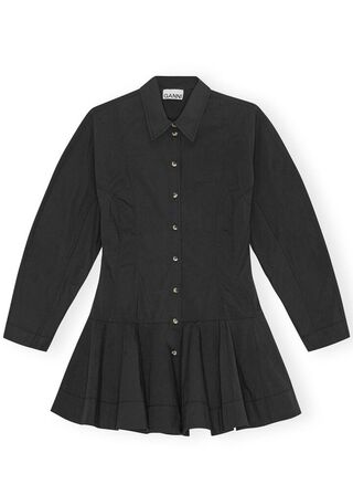 Stretch Cotton Buttoned Mini Dress GANNI Str.: 40