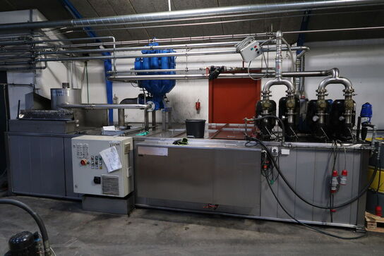 Rense-pumpestation med filtersystem, køling
og nødmotorer ACCUSTRIP